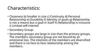 Relational Groups. Examples Understanding Social Groups: Reference, Primary, Secondary, In-Groups ...