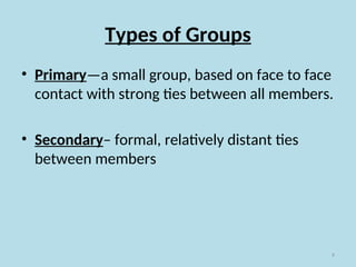 Relational Groups. Examples GROUPS REAL: Sociological concept of group dynamics | PPT