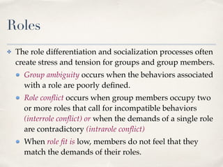 Role Based Splitting Examples Group structure | PDF