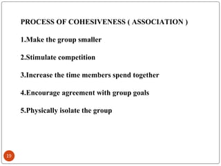 Group Team Behavior- Organisational behaviour characteristics | PPTX