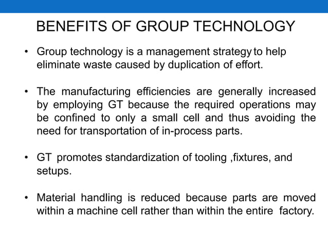 Group technology | PPTX | Genetics | Science