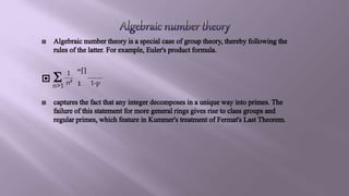 n>1
1
n²
=∏
₁ 1-p
 