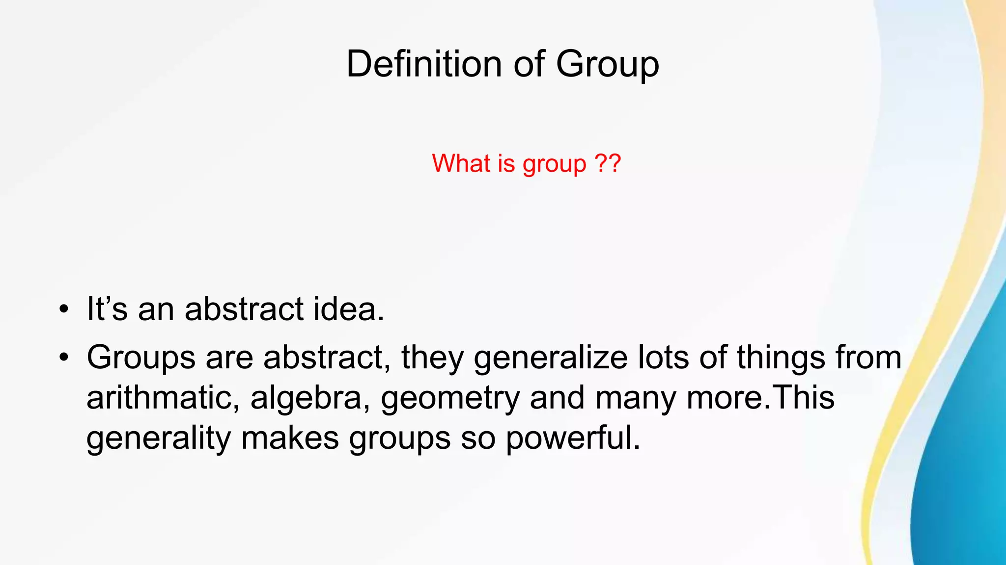 Group theory pptx