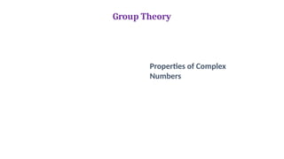 Group theory - Basic introduction and key terms | PPTX