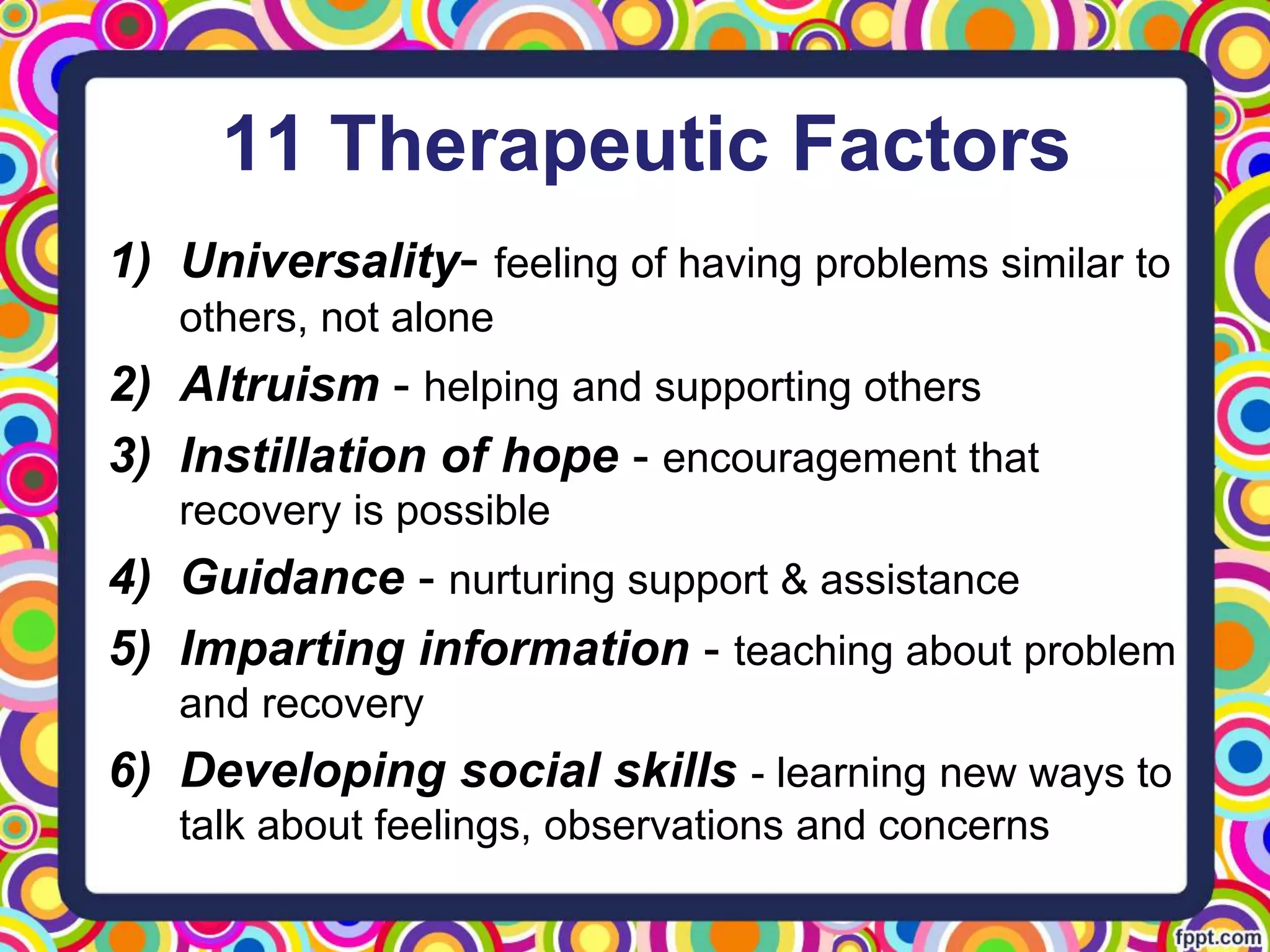 Group therapy | PPTX