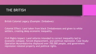GROUP THREE PRESENTATION.pptx colonial histories and impact on civil ...