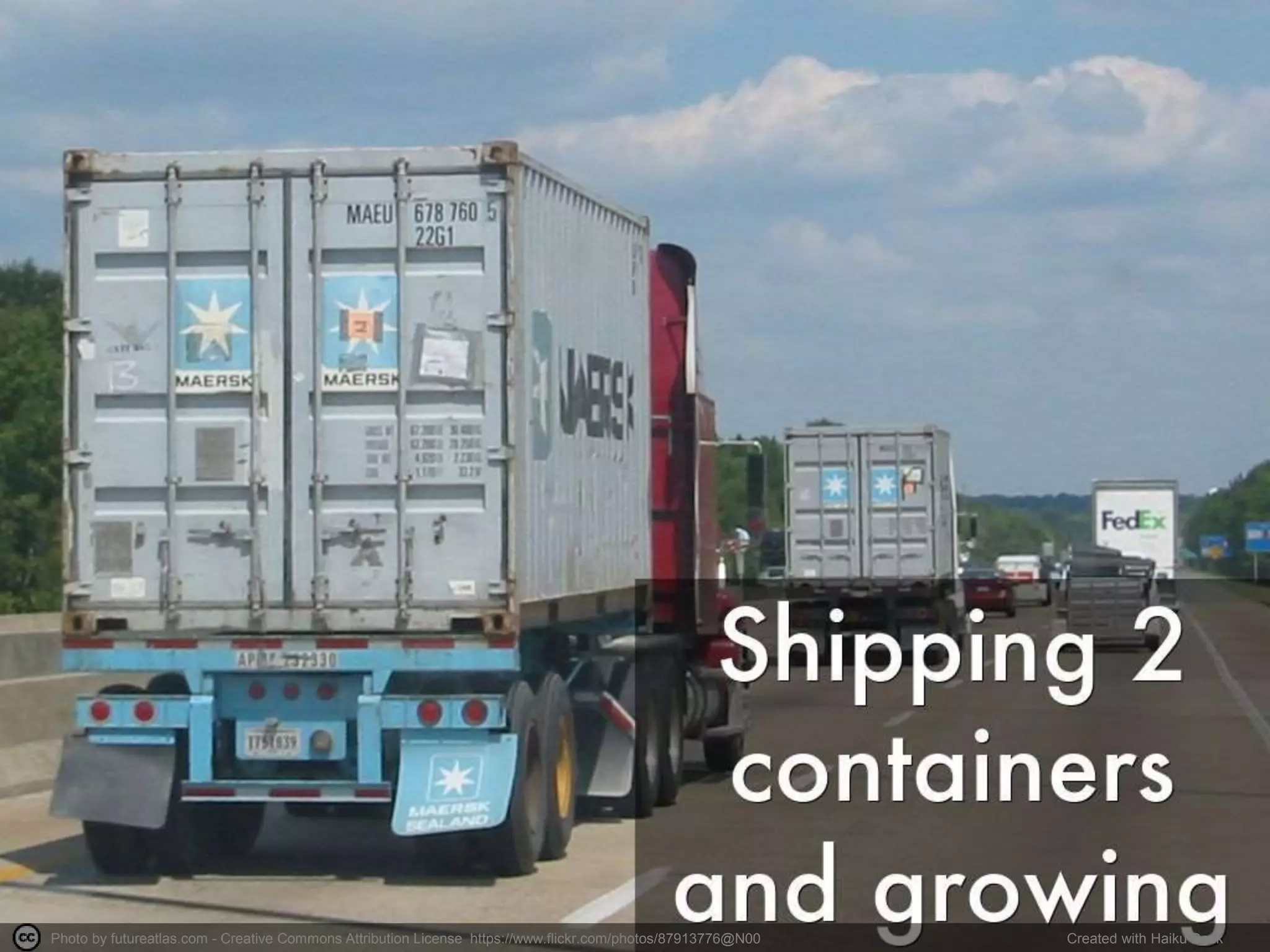 Photo by futureatlas.com - Creative Commons Attribution License https://www.flickr.com/photos/87913776@N00 Created with Haiku Deck
 