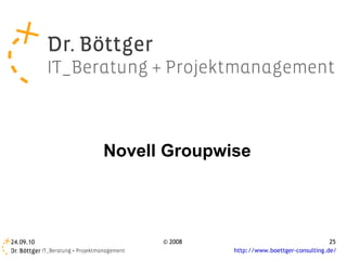 Novell Groupwise 