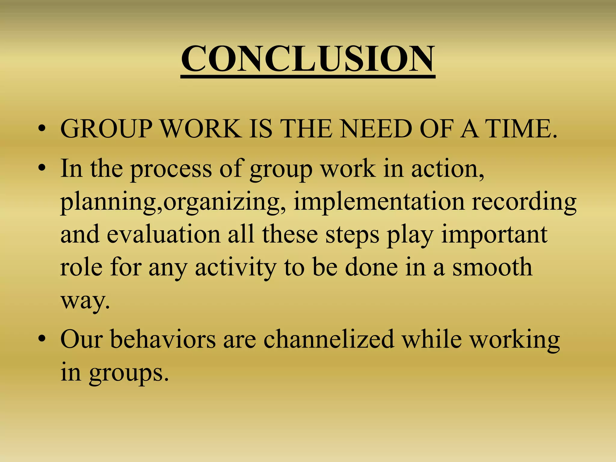 Group work in action. recording and evaluation | PPTX