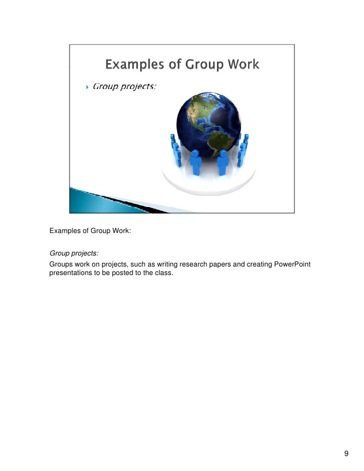 Group work research paper