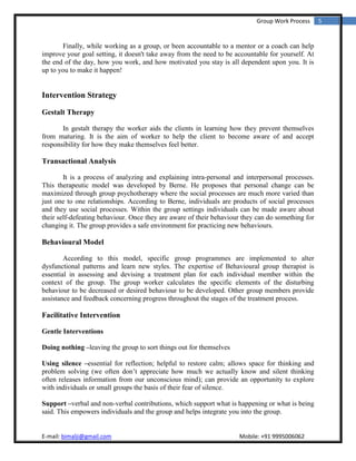 Group work process | DOCX