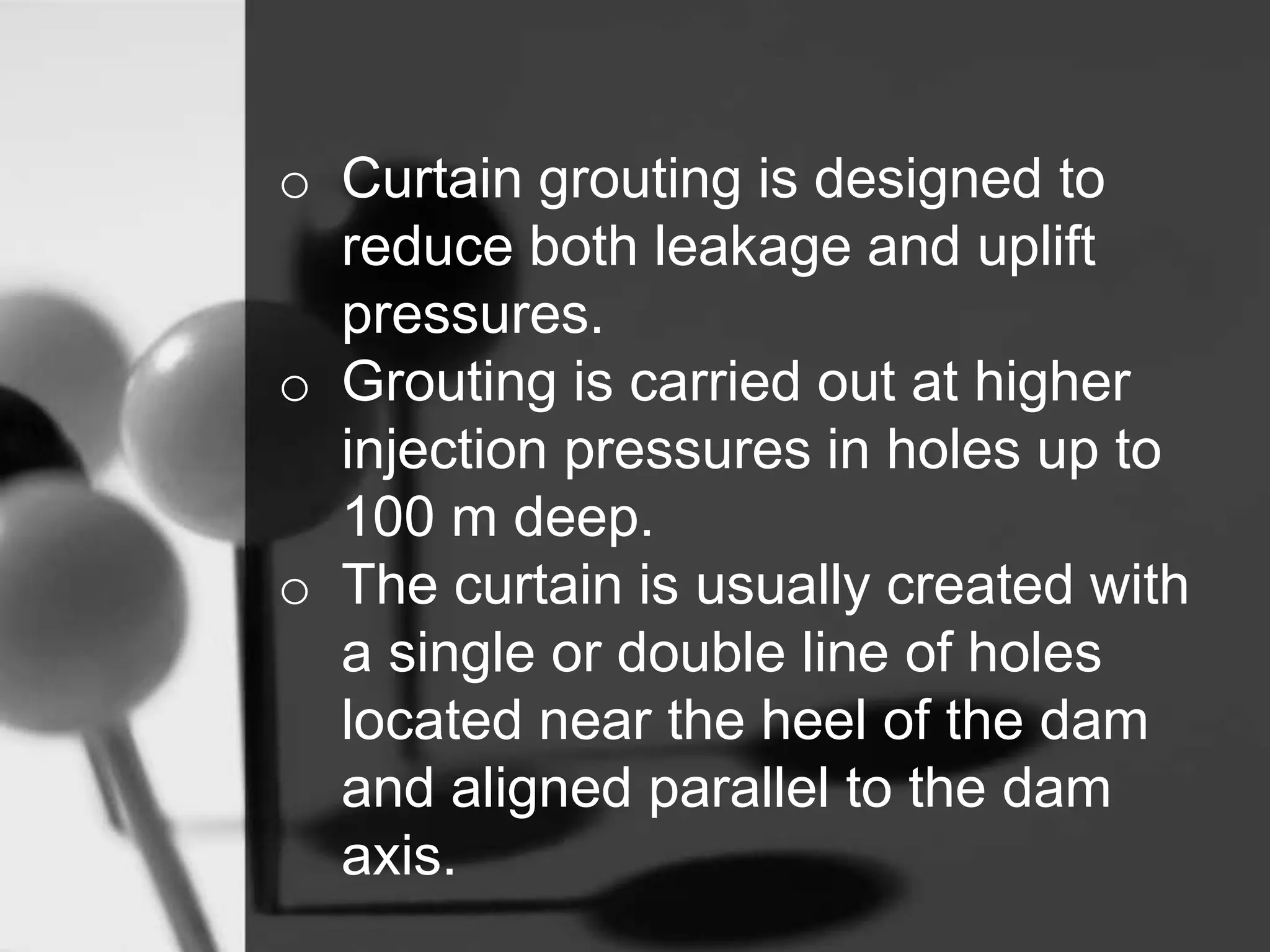 Grout curtain | PPTX