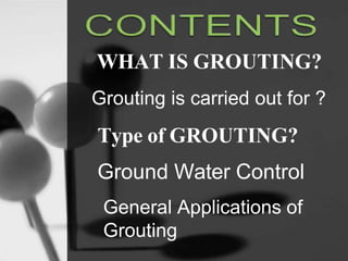 Grout curtain | PPTX