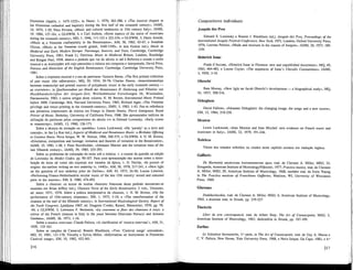 Florentine chapels, c. 1475-1525», in Viator, 1, 1970, 363-388, e «The musical chapels at
the Florentine cathedral and baptistry during the first half of the sixteenth century», JAMS,
24, 1974, 1-50; Nino Pirrotta, «Music and cultural tendencies in 15th century Italy», JAMS,
19, 1966, 127-161, e GLHWM, 4, e Carl Anthon, «Some aspects of the status of musicians
during the sixteenth century», MD, 1, 1946, 111-123 e 222-234, e GLHWM, 3; Denis Arnold,
«Music at_ a Venetian confraternity in the Renaissance», AM, 38, 1965, 62-67, e Jonathan
Glixon, «Music at the Venenan scuole grandi, 1440-1540», in Iain Fenlon (ed.), Music in
Medieval and Early Modern Europe: Patronage, Sources, and Texts, Cambridge, Cambridge
University Press, 1981; Frank LI. Harrison, Music in Medieval Britain, Londres, Rouüedge
and Keagan Paul, 1958, abarca o período que vai do século xi até à Reforma e estuda o estilo
musical e as instituições sob cujo patrocínio a música era composta e interpretada; David Price,
Patrons and Musicians of the English Renaissance, Cambridge, Cambridge University Press,
1981.
Sobre a imprensa musical e o uso de partituras: Gustave Reese, «The first printed collection
of part music (the odhecaton)», MQ, 20, 1934, 39-76; Charles Hamm, «Interrelationships
between manuscript and printed sources of polyphonic music in the early sixteenth century —
an overwiew», in Quellenstudien zur Musik der Renaissance IT. Datierung and Filiation von
Musikhandschrisften der Josquin-Zeit, WolfenbUtteler Forschungen 26, Wiesbaden,
Harrassowitz, 1983, e outros artigos deste volume; H. M. Brown, Instrumental Music Printed
before 1600, Cambridge, MA, Harvard University Press, 1965; Richard Agée, «The Venetian
privilege and music-printing in the sixteenth-century», EMH, 3, 1983, 1-42. Faz-se referência
aos primeiros impressores de música em França in Daniel Heartz, Pierre Attaignant, Royal
Primer of Music, Berkeley, University of California Press, 1968. São apresentados indícios da
utilização de partituras pelos compositores do século xvi in Edward Lowinsky, «Early scores
in manuscript», JAMS, 13, 1960, 126-173.
Sobre a técnica da imitação ou «paródia»: Lewis Lockwood, «On 'parody' as a term and
concept», in Jan La Rue (éd.), Aspects of Medieval and Renaisance Music: a Birthday Offering
to Gustave Reese, Nova Iorque, W. W. Norton, 1966, 560-575, e GLHWM, 4; H. M. Brown,
«Emulation, competition and homage: imitation and theories of imitation in the Renaissance»,
JAMS, 35, 1982, 1-48; J. Peter Burckholder, «Johannes Martini and the imitation mass of the
late fifteenth century», JAMS, 39, 1985, 255-293.
Sobre os problemas de colocação do texto sob a música: v. o exame da questão na edição
de Lowinsky do Medici Codex, pp. 90-107. Para uma apresentação das teorias sobre a distri-
buição do texto tal como são expostas nos tratados da época, v. D. Harrán, «In pursuit of
origins: the>earliest writing on text underlay (c. 1440)», AM, 50, 1978, 217-241, e «New light
on the question of text underlay prior do Zarlino», AM, 45, 1973, 24-56; Louise Litterick,
«Performing Franco-Netherlandish secular music of the late 15th century: texted and untexted
parts in the sources», EM, 8, 1980, 474-492.
Sobre a chanson: os textos de muitas chansons francesas deste período encontram-se
reunidos em Brian Jeffery (ed.), Chanson Verse of the Early Renaissance, 2 vols., Uttoxeter,
ed. autor, 1971, 1976. Sobre a prática interpretativa da chanson, v. H. M. Brown, «On the
performance of 15th-century chansons», EM, 1, 1973, 3-10, e «The transformation of the
chanson at the end of thefifteenthcentury», in International Musicological Society, Report of
the Tenth Congress, Ljubljana 1967, ed. Dragotin Cvetko, Kassel, Bãrenreiter, 1970, pp. 78¬
-94, e GLHWM, 3; Lawrence F. Bernstein, «La couronne et fleur des chansons à troys: a
mirror of the French chanson in Italy in the years between Ottaviano Petrucci and Antonio
Gardano», JAMS, 26, 1973, 1-16.
Sobre a musica reservata: Claude Palisca, «A clarification of 'musica reservata'», AM, 31,
1959, 133-161.
Sobre as canções de Carnaval: Bonnie Blackburn, «Two 'Carnival songe' unmasked»,
MD, 35, 1981, 121-178; Timothy e Sylvia Miller, «Information on instruments in Florentine
Carnival songe», EM, 10, 1982, 452-461."
216
Compositores individuais
Josquin des Prez
Edward E. Lowinsky e Bonnie J. Blackburn (ed.), Josquin des Prez, Proceedings of the
International Josquin Festival-Conference, New York, 1971, Londres, Oxford University Press,
1976; Leeman Perkins, «Mode and structure in the masses of Josquin», JAMS, 26, 1973, 189¬
-239.
Heinrich Isaac
Frank d'Accone, «Heinrich Isaac in Florence: new and unpublished documents», MQ, 49,
1963, 464-483, e Louise Cuyler, «The sequences of Isaac's Choralis Constantinos», JAMS,
3, 1950, 3-16.
Obrecht
Bain Murray, «New light on Jacob Obrecht's development — a biographical study», MQ,
43, 1957, 500-516.
Ockeghem
David Fallows, «Johannes Ockeghem: the changing image, the songs and a new source»,
•EM, 12, 1984, 218-230.
Mouton
Lewis Lockwood, «Jean Mouton and Jean Mischel: new evidence on French music and
musicians in Italy», JAMS, 32, 1979, 191-246.
Teóricos
Vários dos tratados referidos ou citados neste capítulo existem em tradução inglesa.
Gaffurio
De Harmonia musicorum instrumentarían opus, trad, de Clement A. Miller, MSD, 33,
Estugarda, American Institute of Musicology/Hãnssler, 1977; Practica musice, trad, de Clement
A. Miller, MSD, 20, American Institute of Musicology, 1968, também trad, de Irwin Young
in 77¡e Practica musicae of Franchinus Gaffurius, Madison, WI, University of Wisconsin
Press, 1969.
Glareano
Dodekachordon, trad, de Clement A. Miller, MSD, 6, American Institute of Musicology,
1965, e excertos trad, in Strunk, pp. 219-227.
Tinctoris
Liber de arte constrapuncti, trad, de Albert Seay, The Art of Counterpoint, MSD, 5,
American Institute of Musicology, 1961; dedicatória in Strunk, pp. 197-199.
Zarlino
Le Istitutioni harmoniche, 3.a
parte, in 77¡e Art of Counterpoint, trad, de Guy A. Marco e
C. V. Palisca, New Haven, Yale University Press, 1968, e Nova Iorque, Da Capo, 1983, e 4.a
217
 
