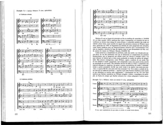 222
di.
tem mun
turn mun
1J I i
di.
Embora O crux se baseie do princípio ao fim na antífona de cantochão (v. NAWM
35, ou Liber usitalis, 1453), nenhuma das vozes a monopoliza, ao contrário do que se
verificava na técnica mais antiga do cantus firmus; o cantochão também não surge em
cânone a duas vozes, como sucedia em alguns dos primeiros motetes de Willaert; nesta
obra, publicada em 1550, os fragmentos da melodia de canto gregoriano são utilizados
como fontes temáticas para um desenvolvimento imitativo que é extremamente livre,
não se cingindo a técnicas de fuga tão rígidas como as que encontrámos em Noe, noe,
da autoria do mestre de Willaert, Mouton (NAWM 34).
Como preservar a modalidade em polifonia, onde esta tende a ser minada pela mu-
sica ficta, eis um dos problemas com que se debateram os compositores do primeiro
Renascimento, que se apegavam aos modos como um vínculo à tradição cristã e via
para obterem os efeitos que se dizia terem produzido os modos da música da antigüi-
dade. Mas poucos conseguiram, como Willaert, captar a essência de um modo. Em
O crux adoptou o modo i gregoriano, mas transpondo-o para uma quarta acima através
da introdução de um bemol. Nas melodias iniciais de todas as vozes, o compositor deu
especial destaque às «espécies» de quinta e quarta características do modo i, nomeada-
mente a quinta ascendente Sol-Ré, que neste modo é da espécie tom-meio-tom-tom-
-tom, e a quarta Ré-Sol, tom-meio-tom-tom (exemplo 7.2). Teve ainda o cuidado de fa-
zer com que as cadências perfeitas — aquelas a que atrásfizemosreferência como sendo
as que assinalam as cesuras mais importantes — terminassem em Sol. Foi com bons
motivos que ZarUno considerou ter Willaert atingido o zénite, o paradigma da perfei-
ção, na forma de compor que Zarlino estimava ser a única adequada à música sacra.
Exemplo 7.2 — Willaert, início do motete O crux, splendidior
Cantus
Altus
Tenor
Versus
Bassus
Ó cruz, mais resplandecente do que iodas as estrelas, no mundo inteiro famosa.
223
 
