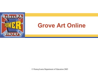 Grove Art Online 