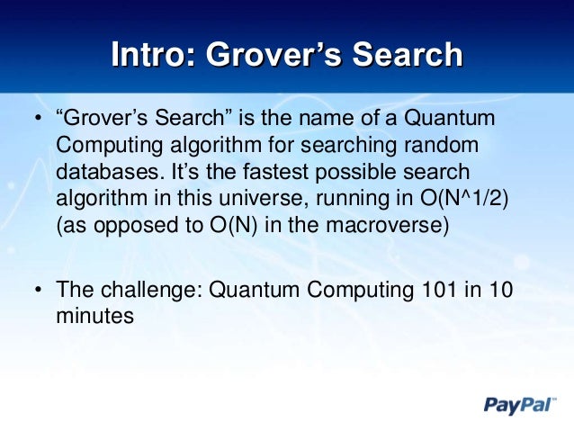 The Fastest Possible Search Algorithm: Grover's Search and the World