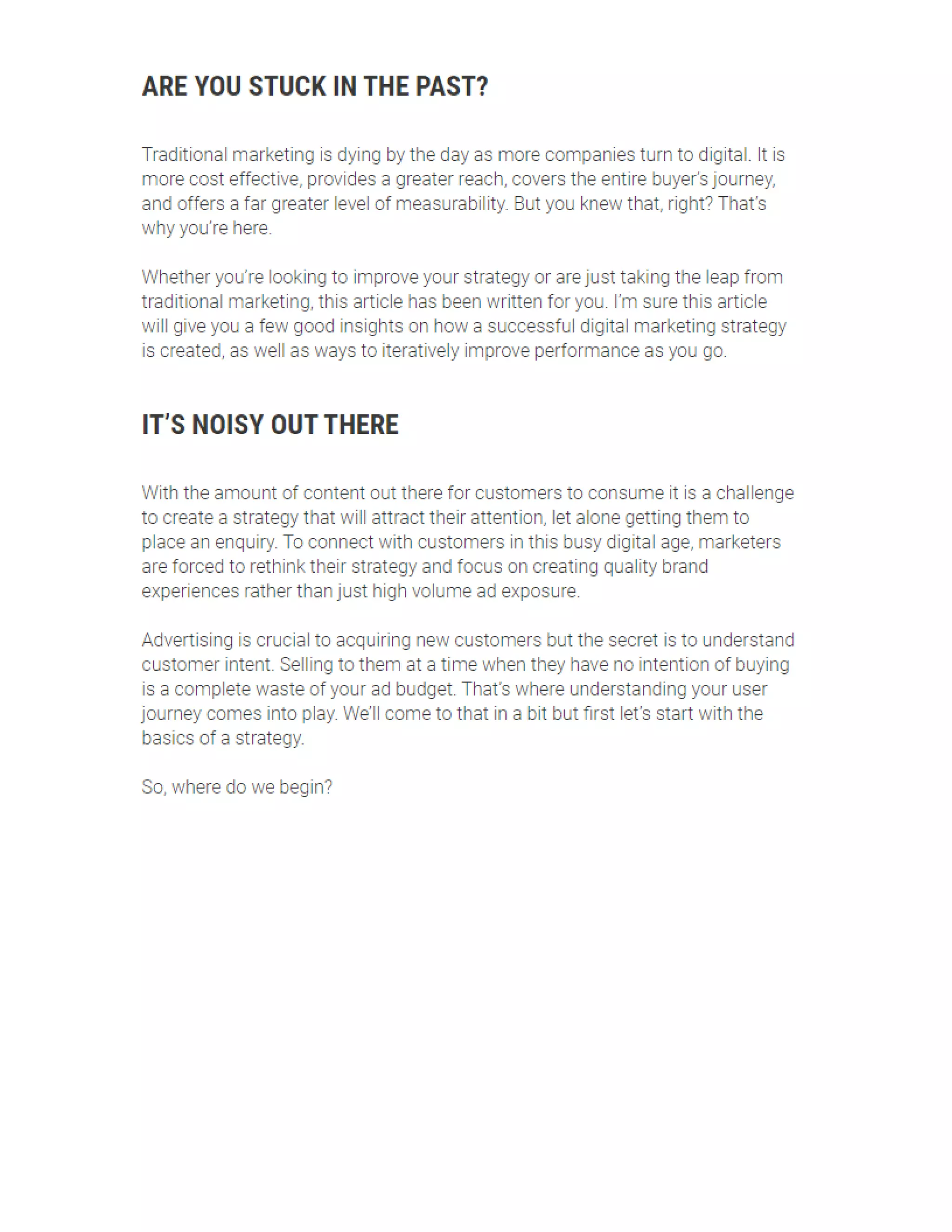 7 Steps to Creating a Successful Digital Marketing Strategy | PDF ...