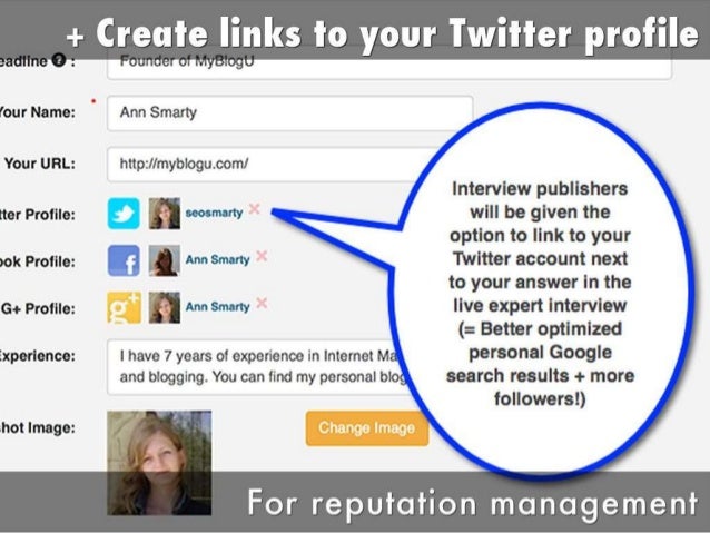 Grow Twitter Presence with MyBlogU Slide 9