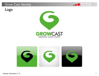 Grow Cast Identity

Logo

Tuesday, November 5, 13

1

 