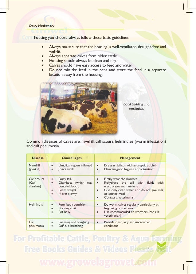 Growel Dairy Husbandry Guide