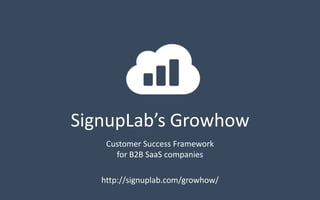 SignupLab’s Growhow
Customer Success Framework
for B2B SaaS companies
http://signuplab.com/growhow/
 