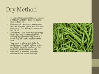 Growing and Preserving Your Own Fruits and Vegetables | PPTX