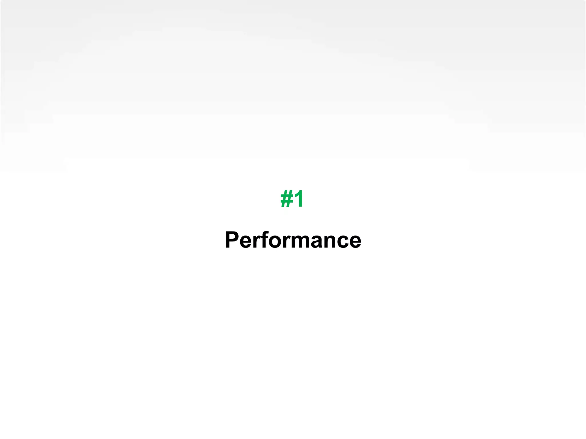 #1
Performance
 
