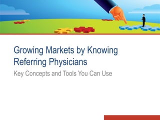 Growing Markets by Knowing
Referring Physicians
Key Concepts and Tools You Can Use
 