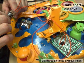 Take apart
old toys

Credits: CC BY-NC-ND GARNET @ flickr

 