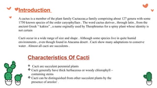 Growing of Cactus plant and also its propagation method ppt | PPTX