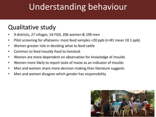Measuring and mitigating the risk of mycotoxins in maize and dairy products for poor consumers in Kenya