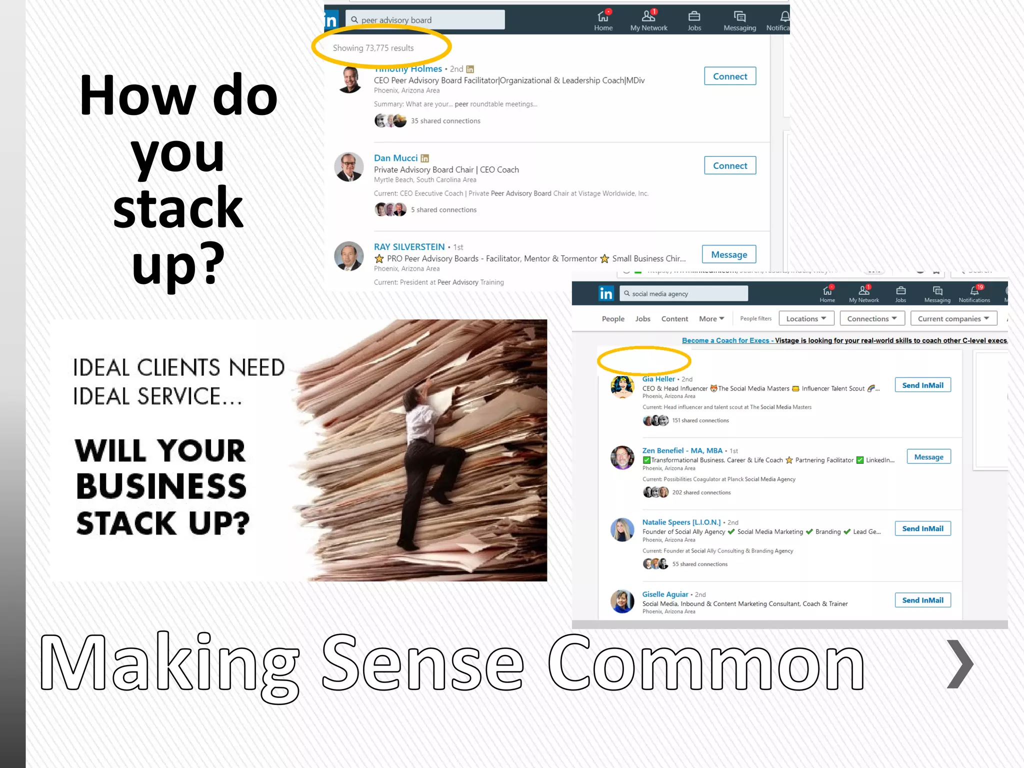 How do
you
stack
up?
 