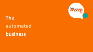 © Copyright 3/13/2015 BMC Software, Inc11
The
automated
business
 