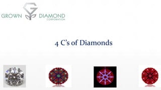 4 C’s of Diamonds
 