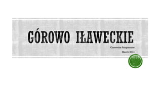 Comenius Programme
March 2014
 