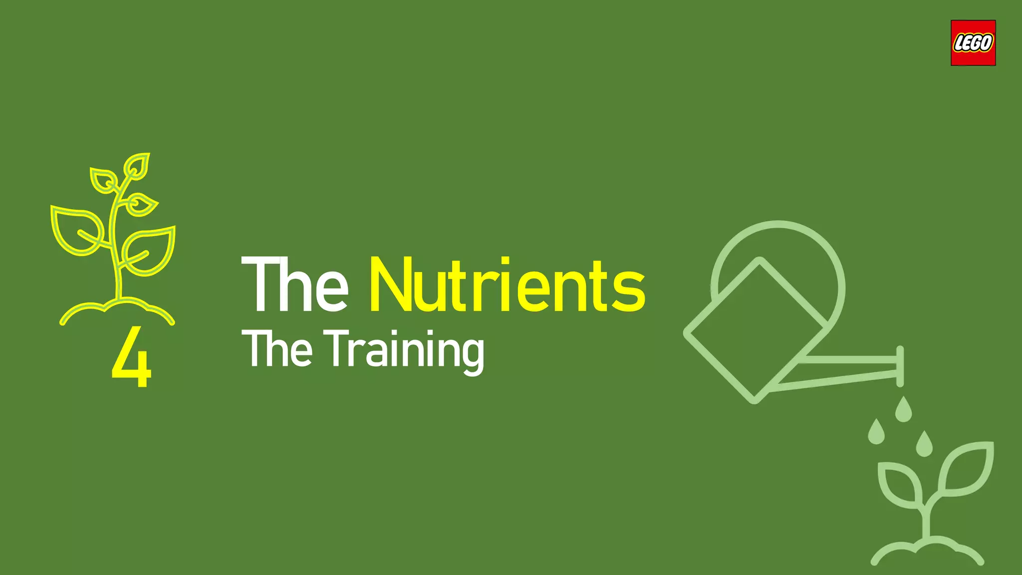 4
The Nutrients
The Training
 
