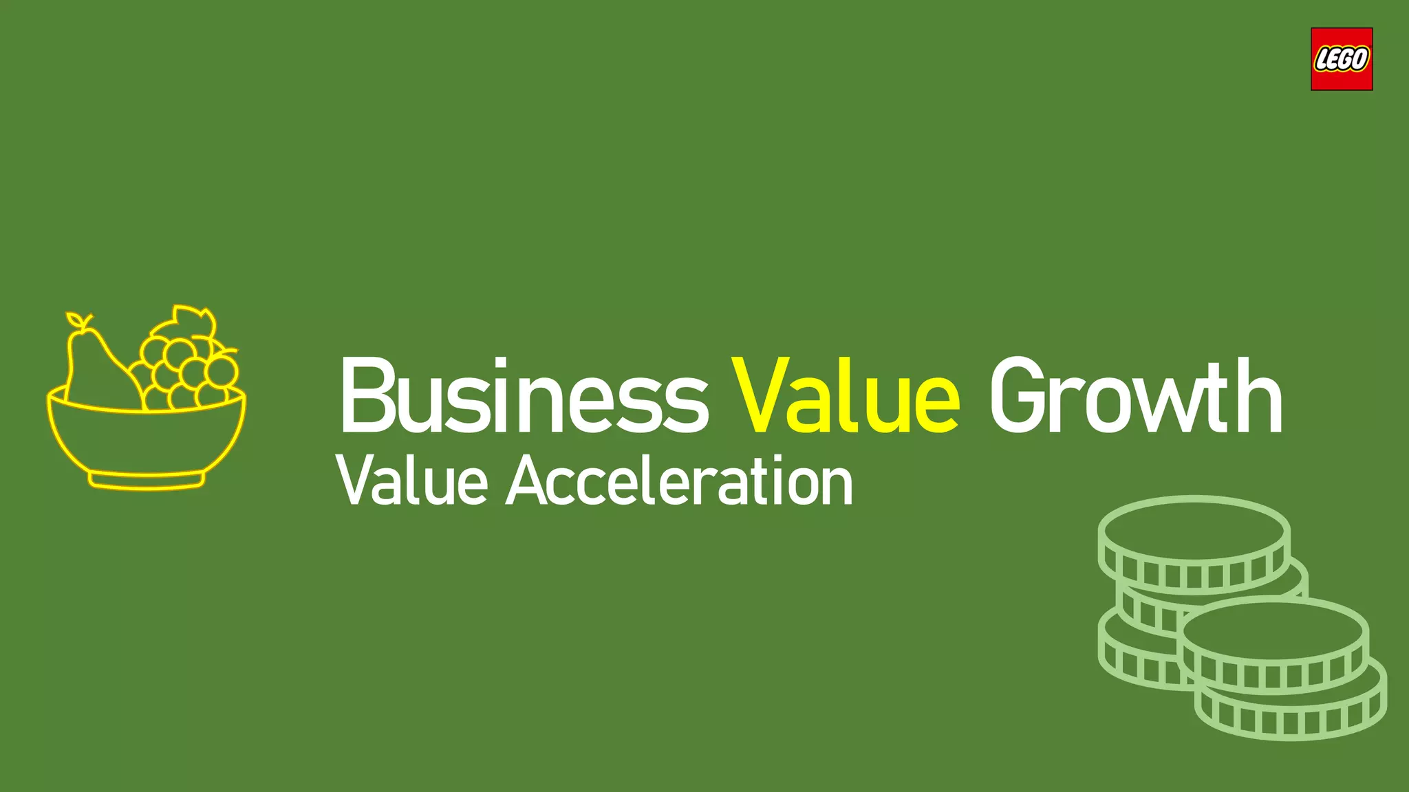Business Value Growth
Value Acceleration
 