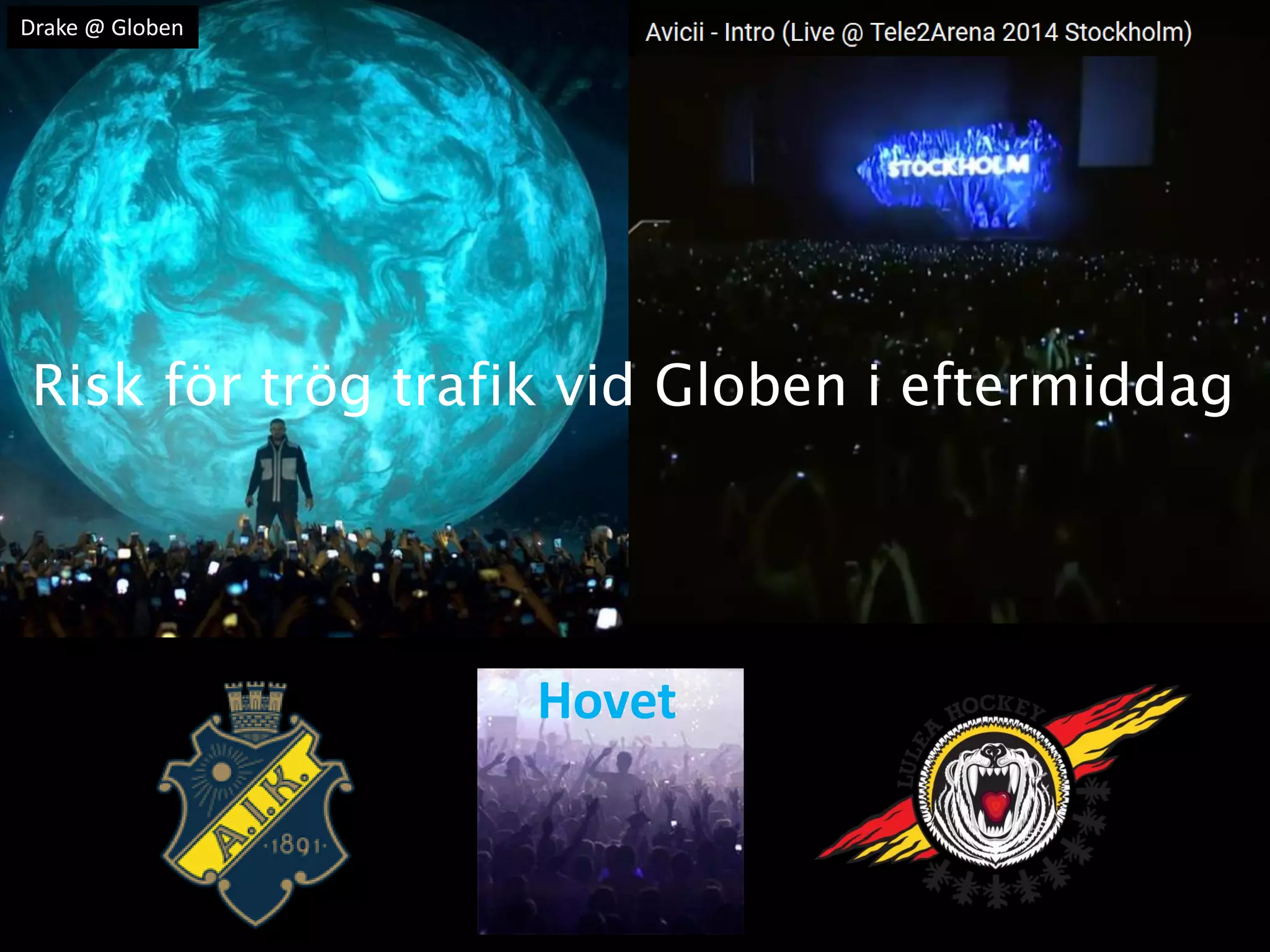 Drake @ Globen
Hovet