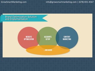 GrowSmartMarketing.com info@growsmartmarketing.com | (678) 831-4567
 
