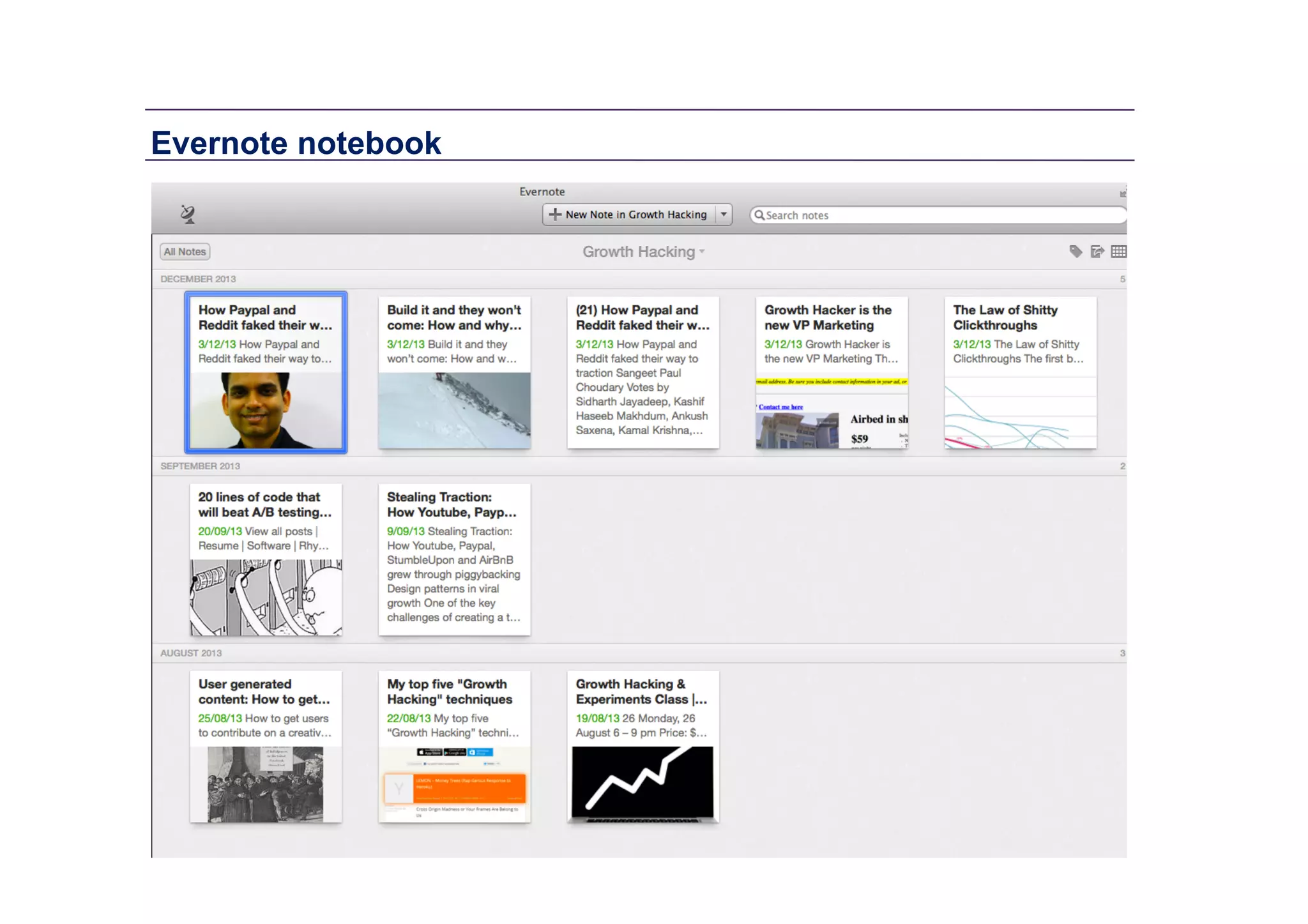 Evernote notebook	
  

 