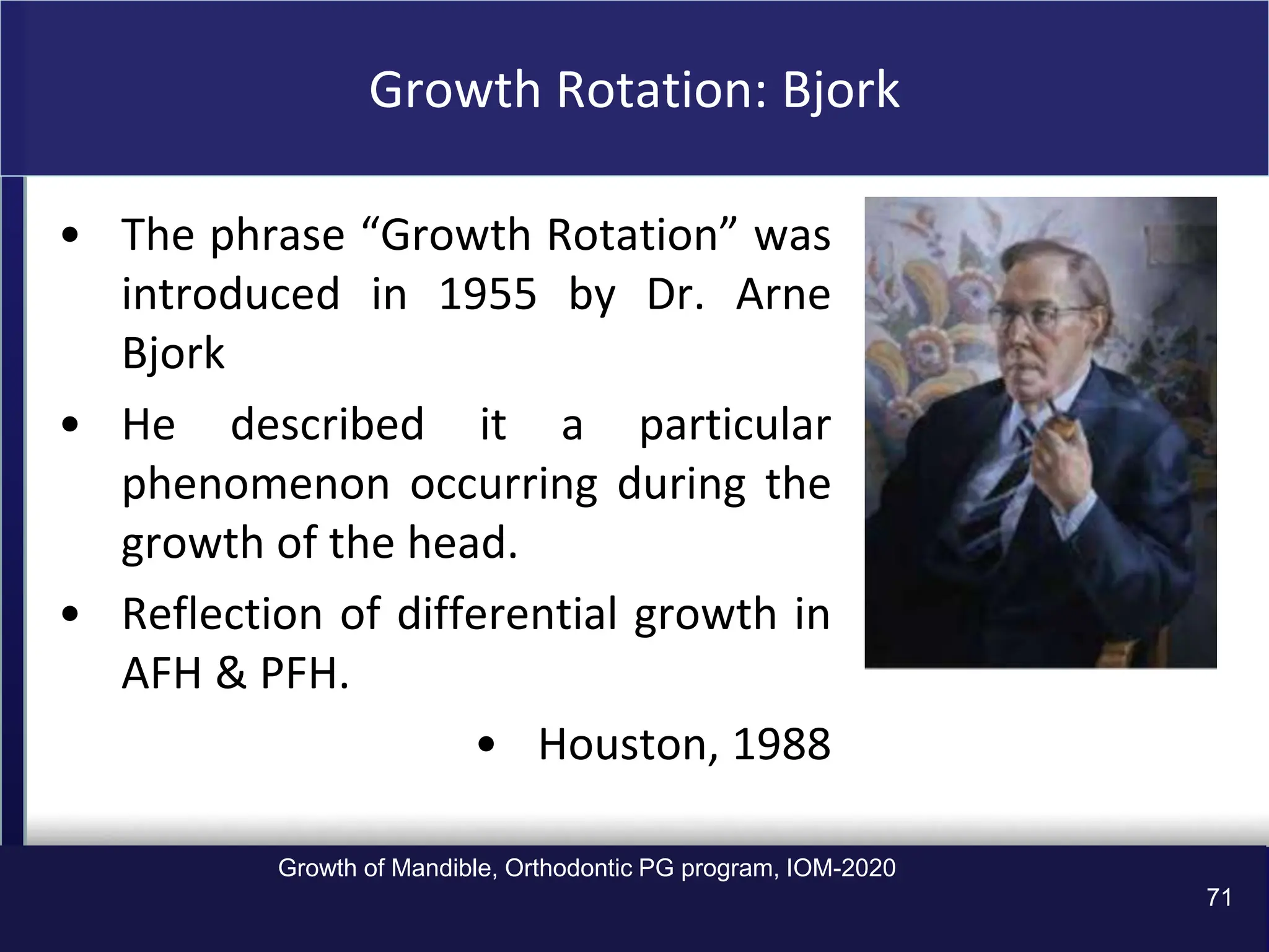 the Growth-of-Mandible in orthodontics ppt | PPT