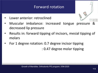 the Growth-of-Mandible in orthodontics ppt | PPT