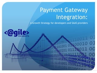 Payment Gateway 
Integration: 
A Growth Strategy for developers and SAAS providers 
 