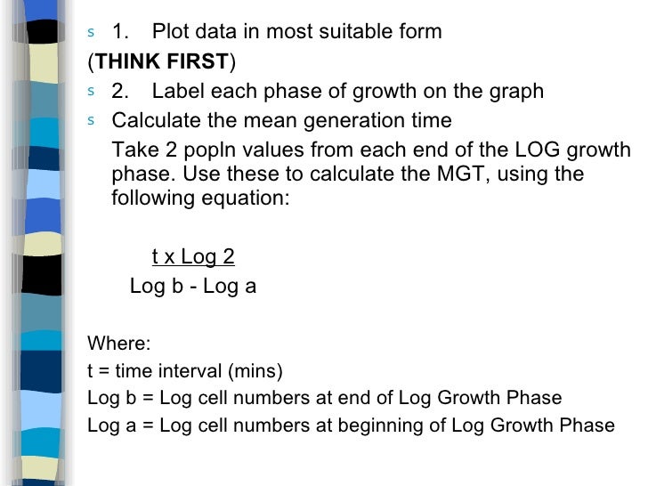 how to calculate generation time