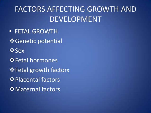 Growth and development | PPTX