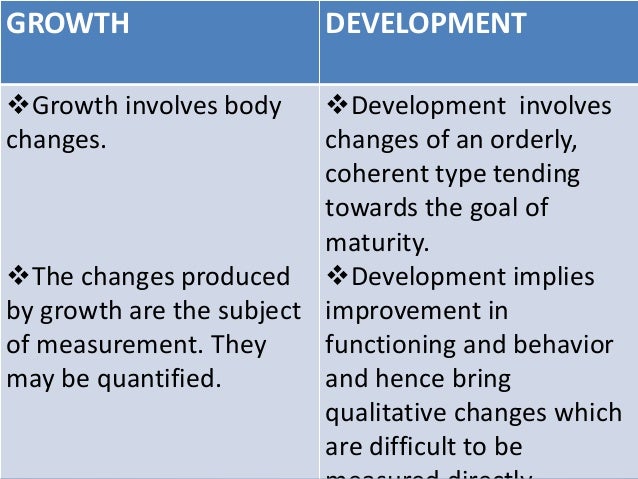 What are the principles of growth and development in psychology?