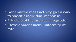 Growth and development