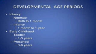 Growth and development