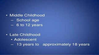 Growth and development